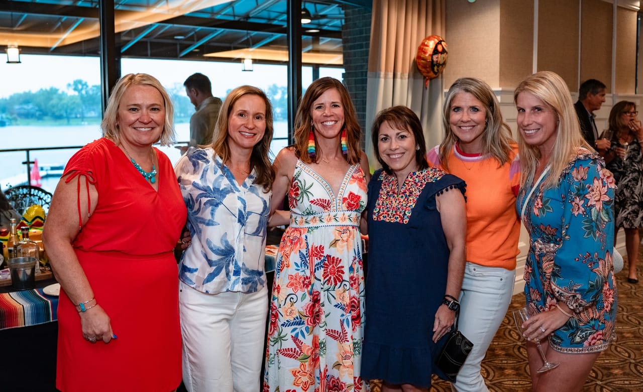 A group of friends at the mixer