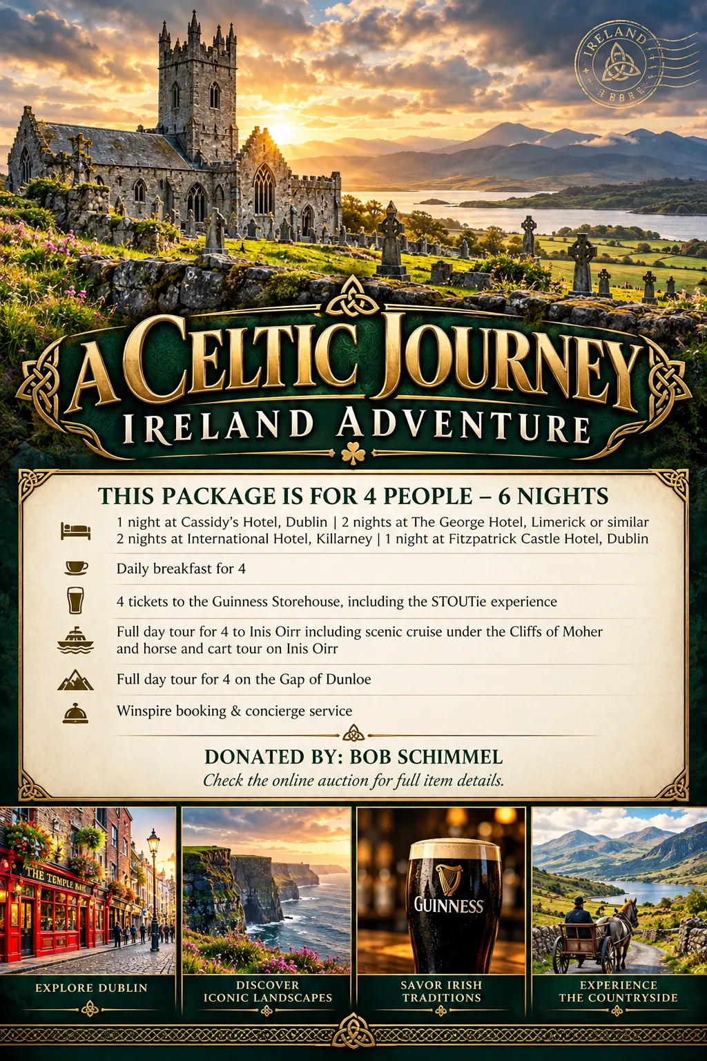 A Celtic Journey auction poster