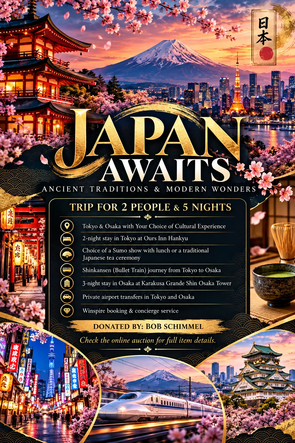 Japan Awaits auction poster